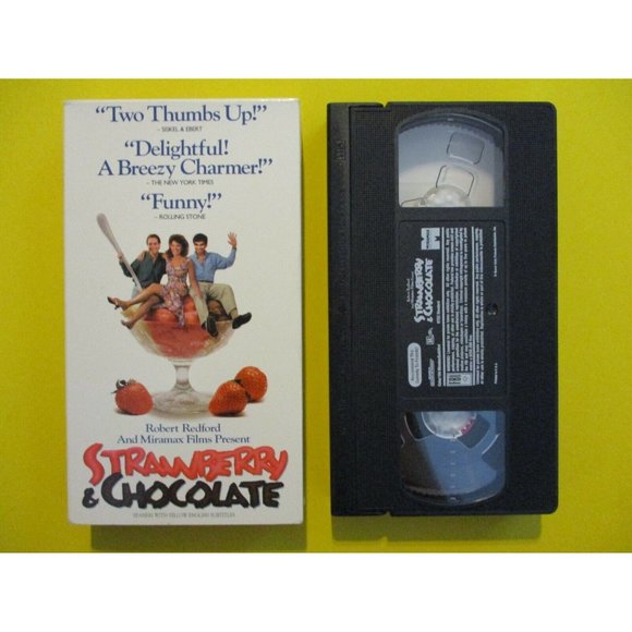 Strawberry & Chocolate Spanish w/ English Subtitles Foreign Film VHS - Picture 1 of 2